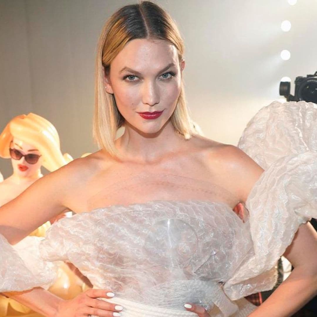 Mom-to-be Karlie Kloss debuts baby bump