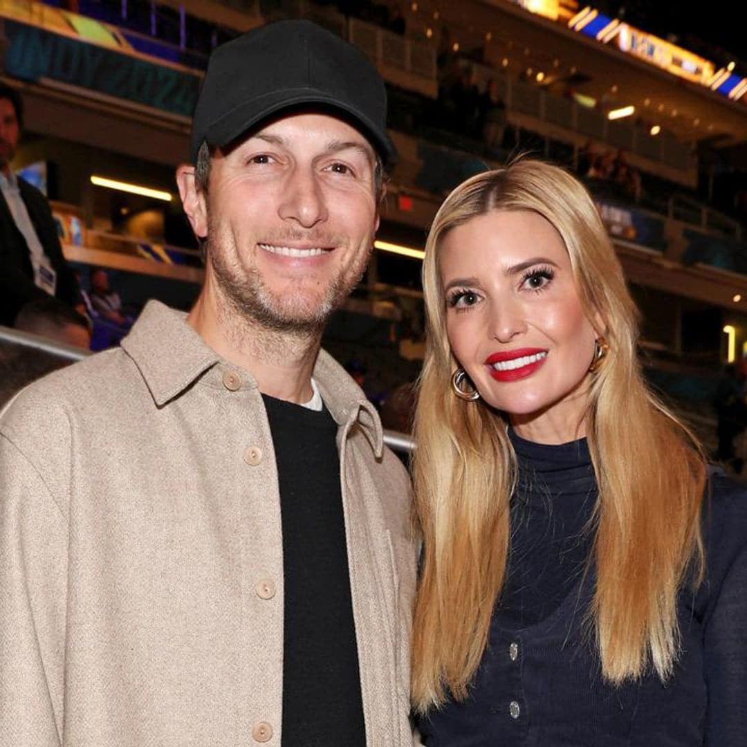 Ivanka Trump nails a chic denim on denim while at NBA All-Star game with her family