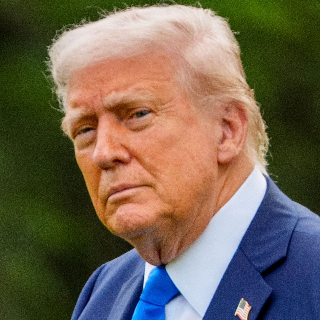President Donald Trump reacts to first American Pope