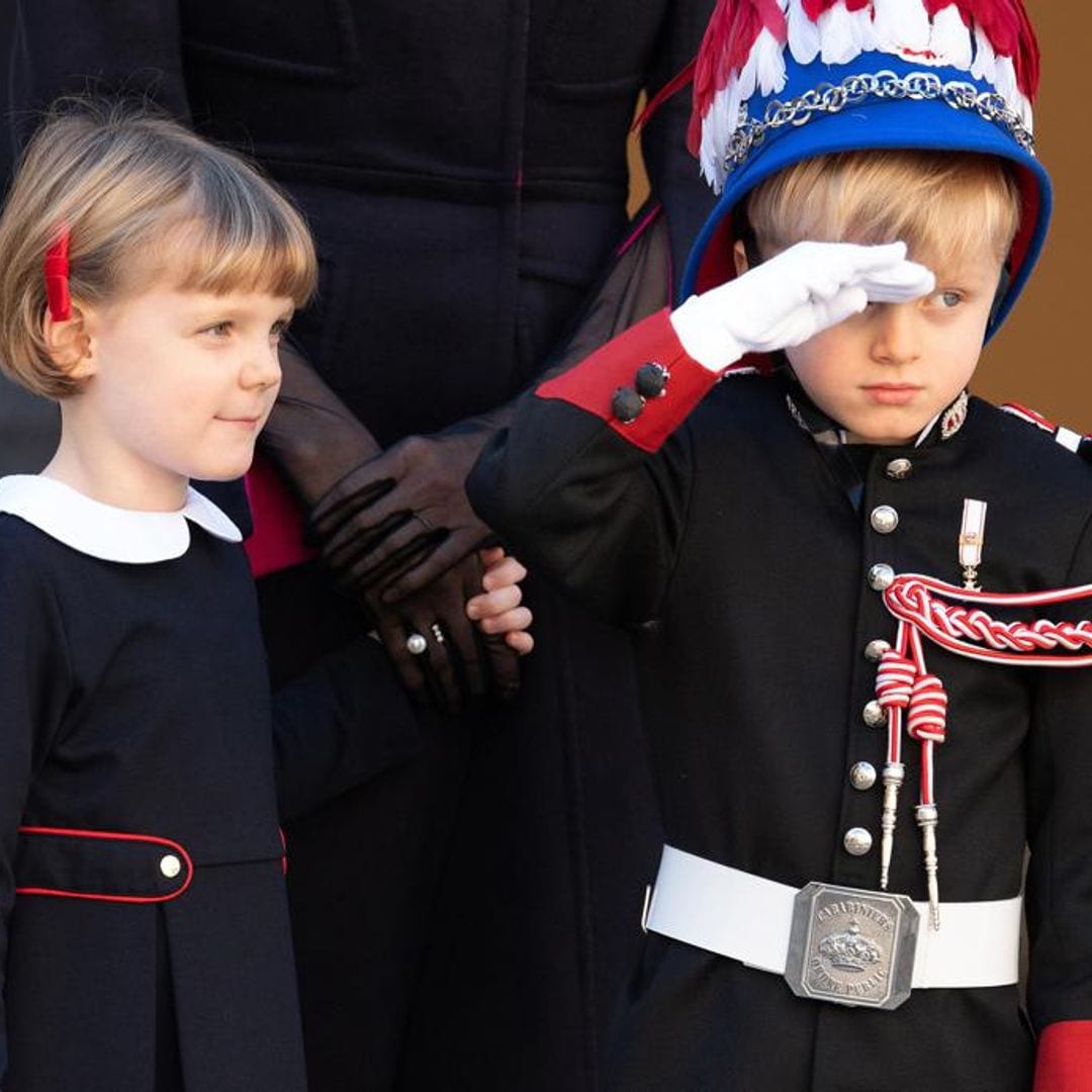 Princess Charlene and Prince Albert of Monaco star in new portrait with their twins