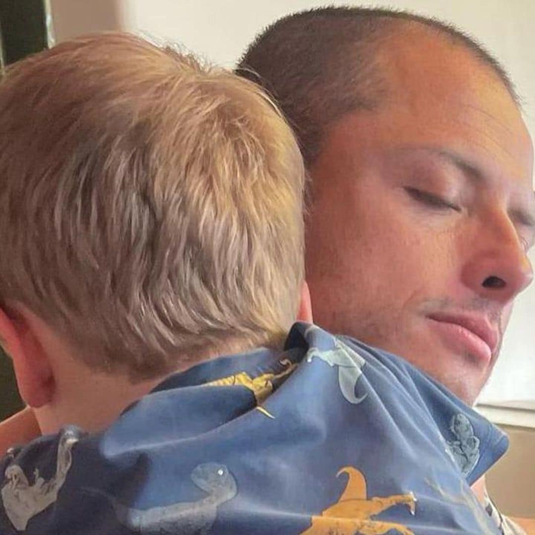 ‘El Chicharito’ receives first visit from his kids since his move to Guadalajara