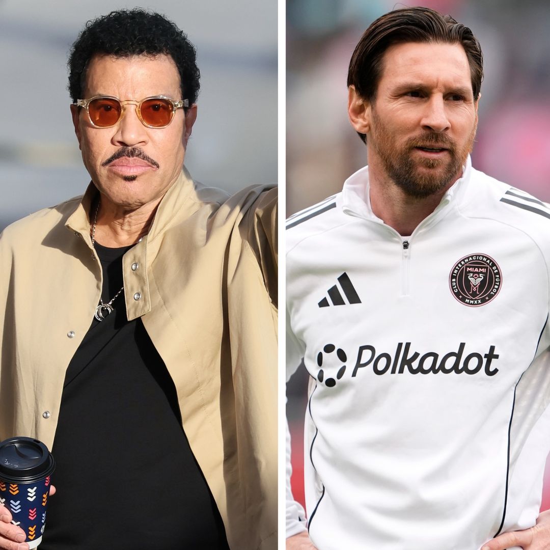 Messi finally meets Lionel Richie — The soccer star was named after the singer