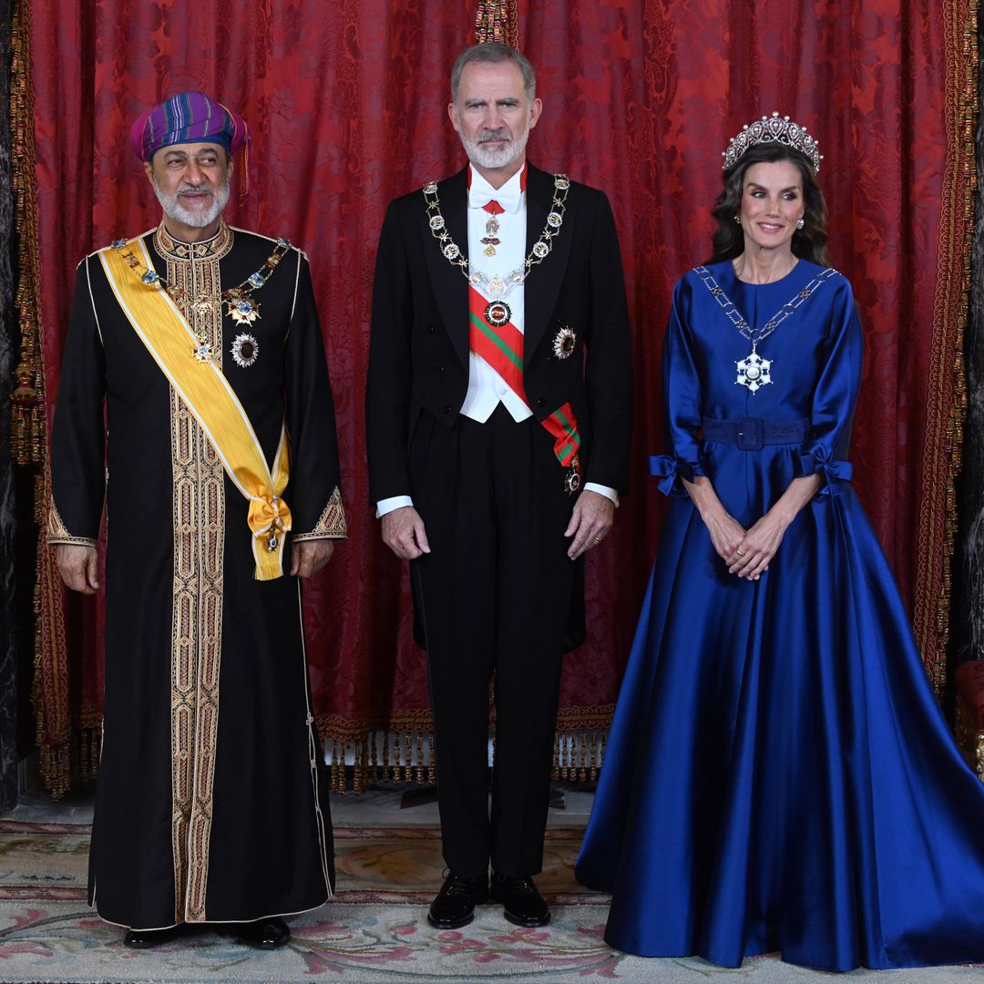 A gala in honor of the Sultan of Oman