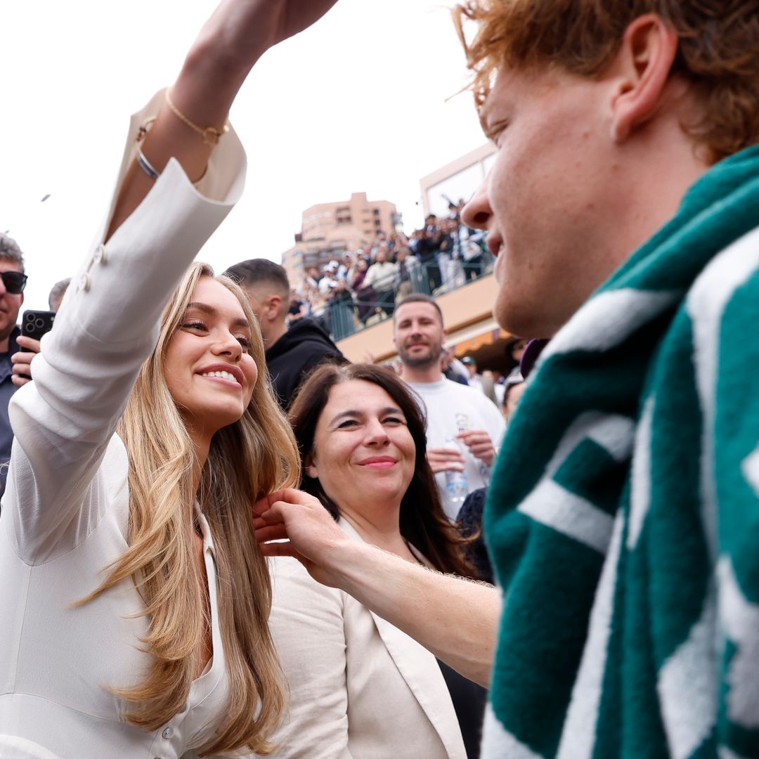 Jannik Sinner wins Monte Carlo and celebrates with girlfriend Laila Hasanovic as World No. 1