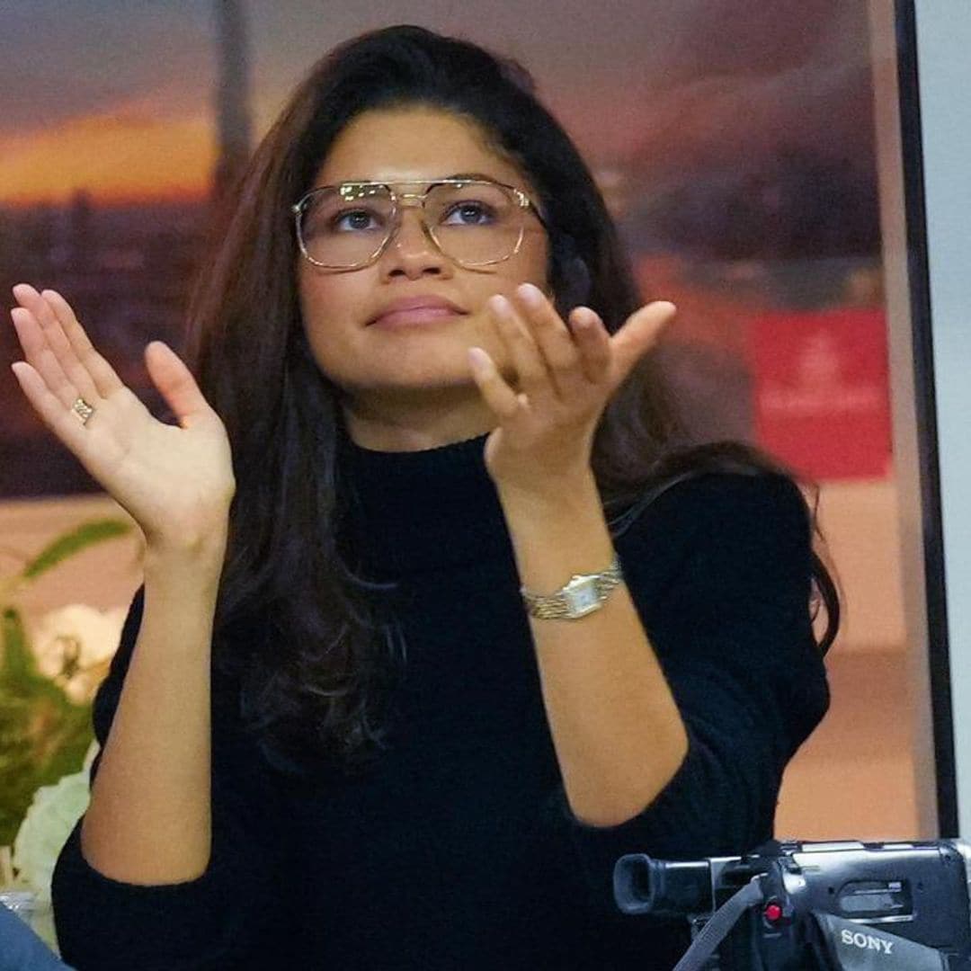 Zendaya looked effortlessly chic cheering Serena Williams at the US Open