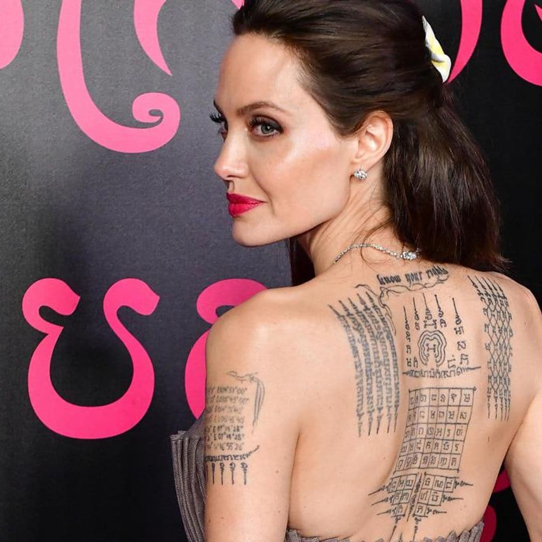 Find out the meaning of Angelina Jolie’s tattoos