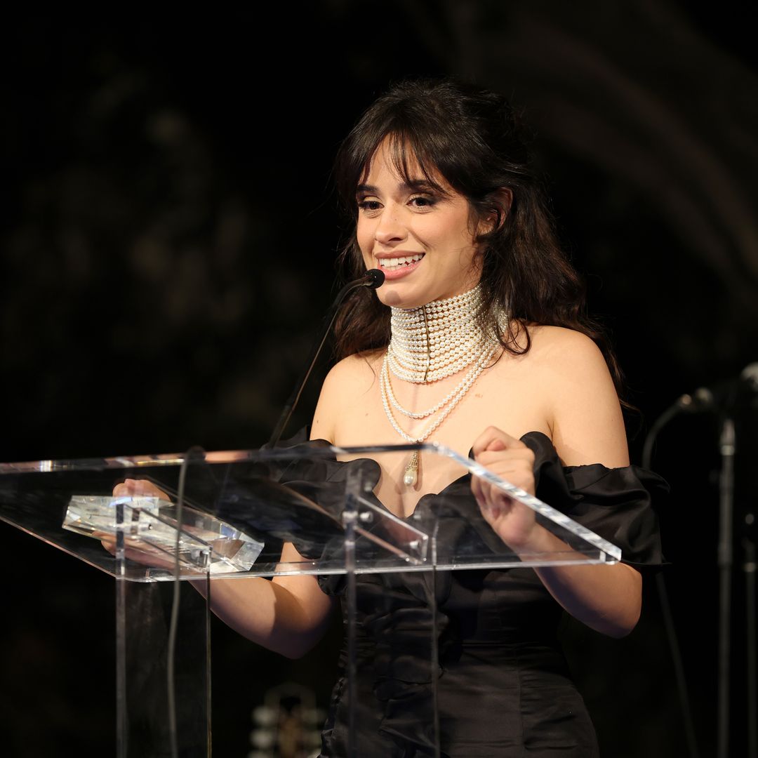Camila Cabello stuns in a gothic glamour gown at the Día De Muertos Gala