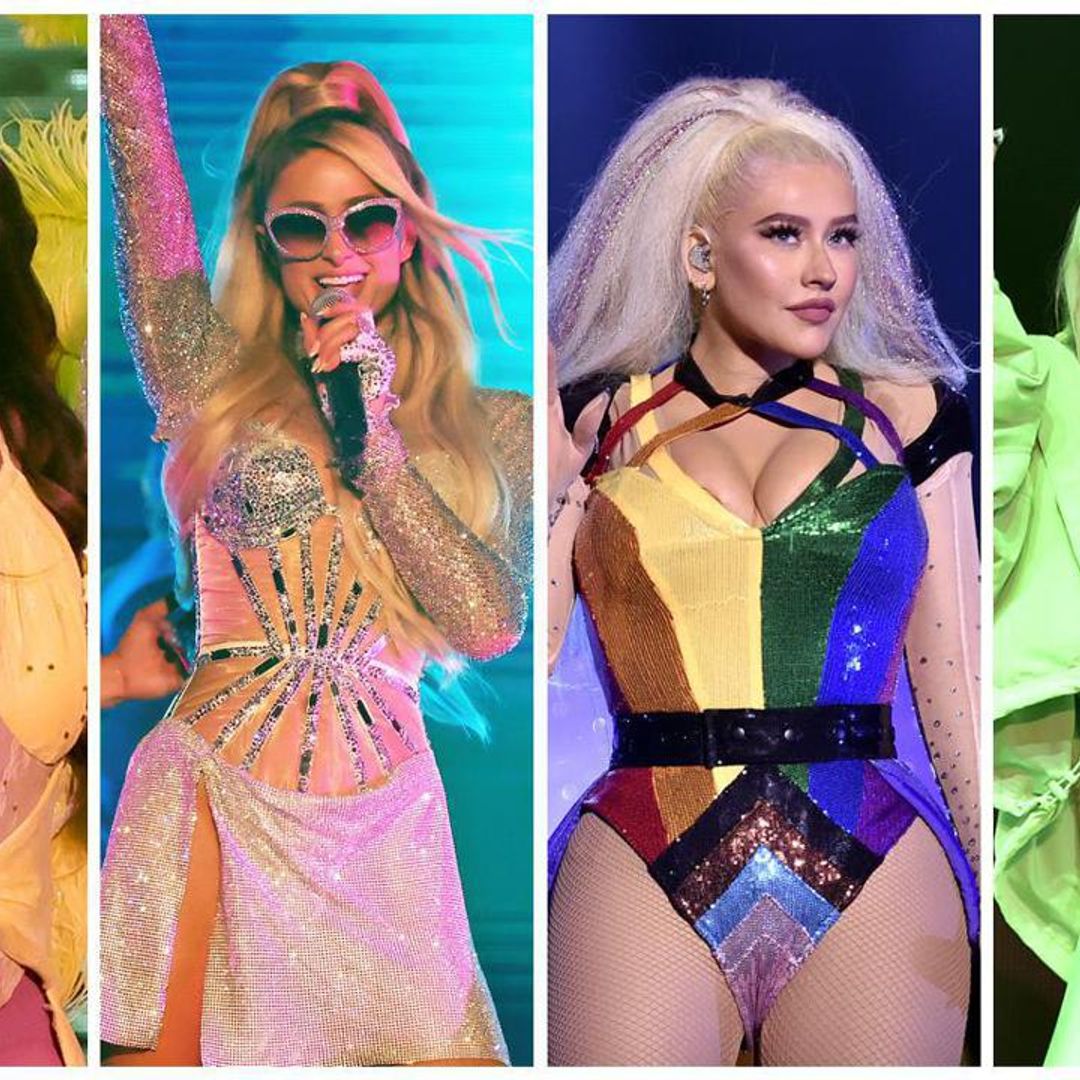 Christina Aguilera brings Paris Hilton and Kim Petras to the stage, performs ‘Lady Marmalade’