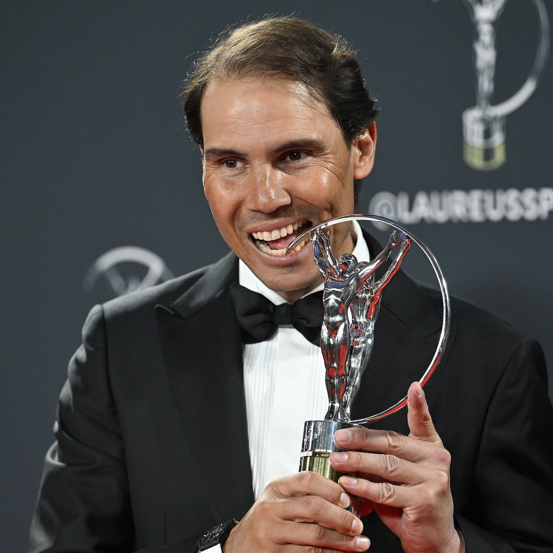 Rafa Nadal receives World Sports Award as he prepares to welcome second child
