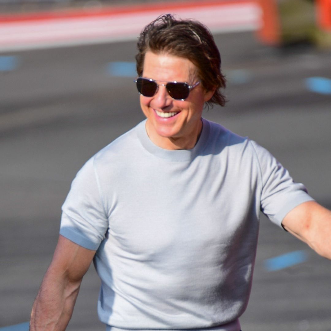 Tom Cruise takes to the skies with his son Connor
