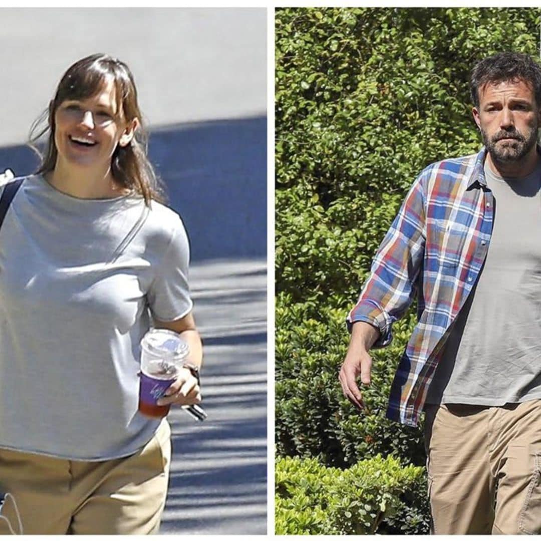 Jennifer Garner and son Samuel pay Ben Affleck a visit