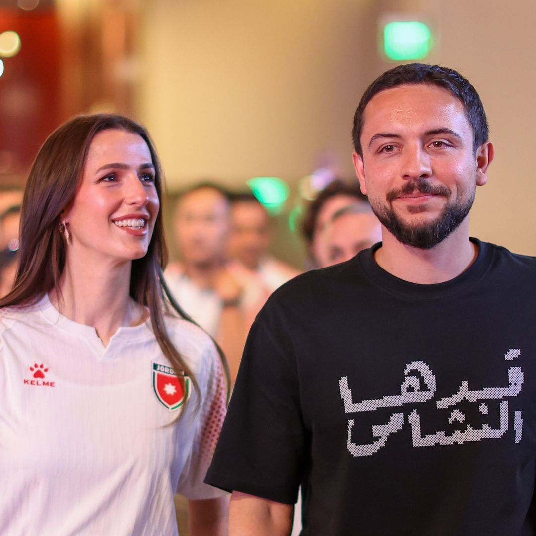 Princess Rajwa and Crown Prince Hussein join fans for Jordan's first-ever FIFA World Cup appearance: Photos