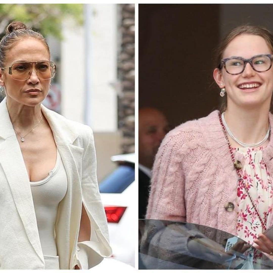 Jennifer Lopez and Violet Affleck were spotted having lunch in Los Angeles