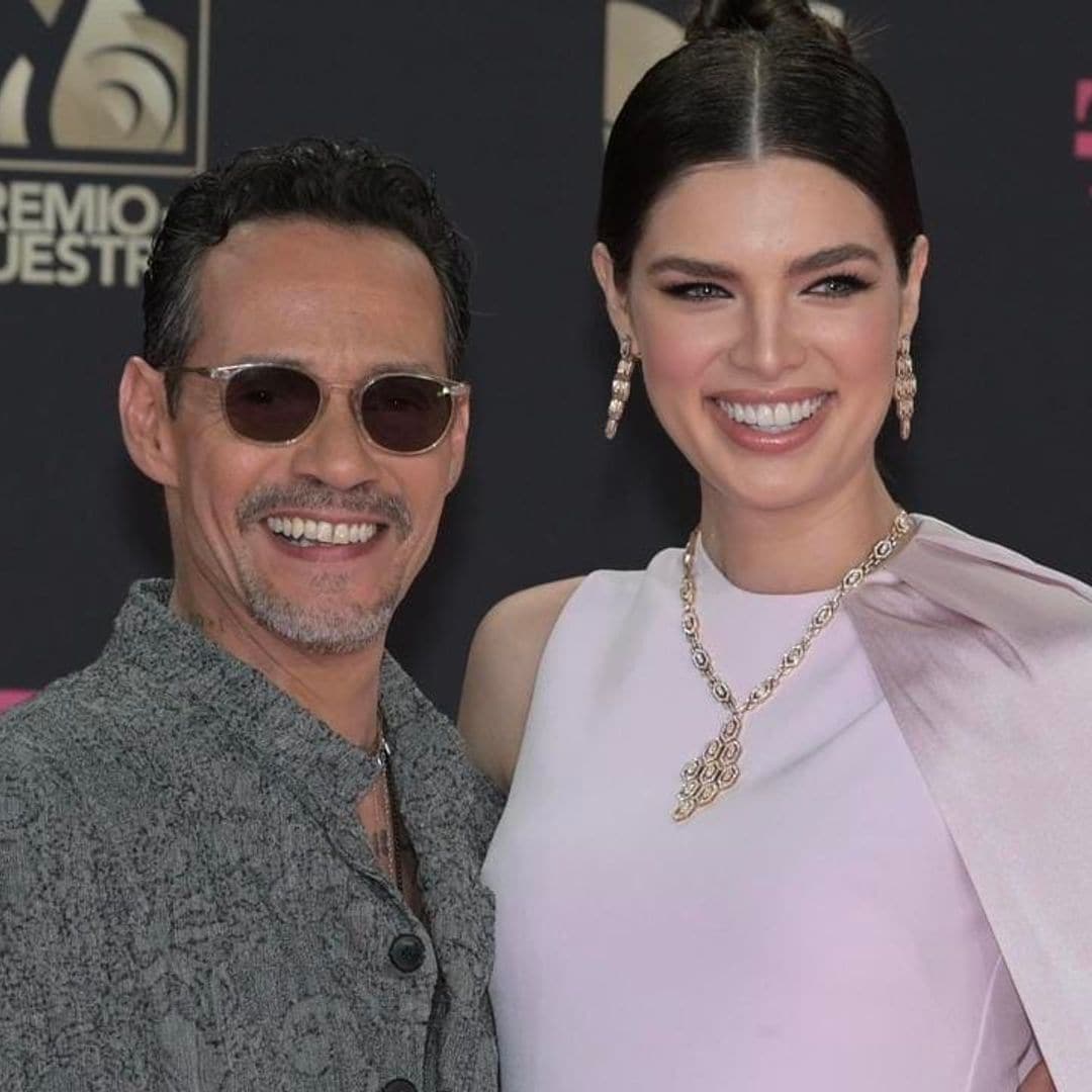 Marc Anthony’s wife Nadia Ferreira walks ‘Baby Muniz’ in 7K carrier