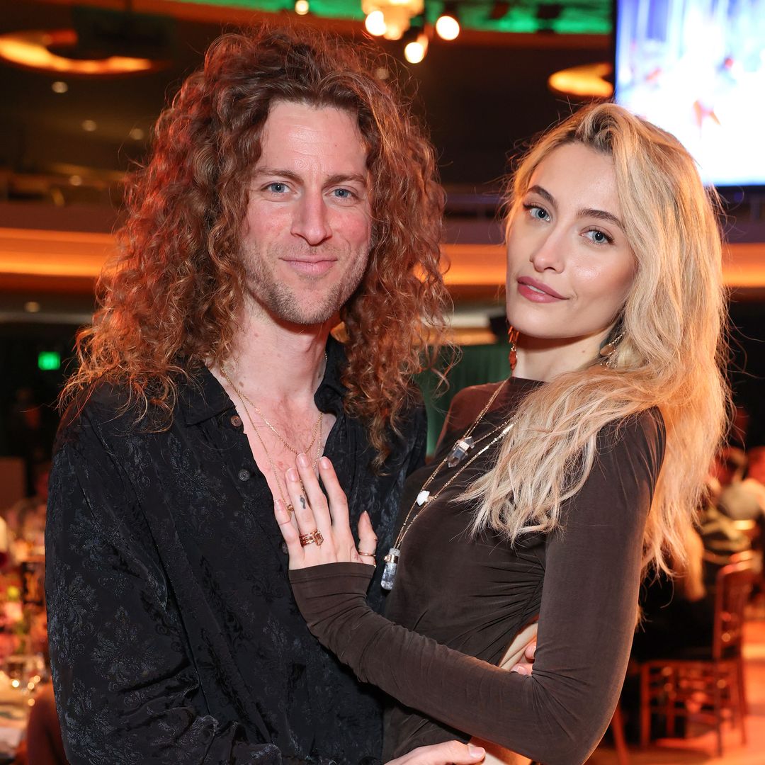 Paris Jackson and fiancé Justin Long are all smiles in rare public outing in Malibu 