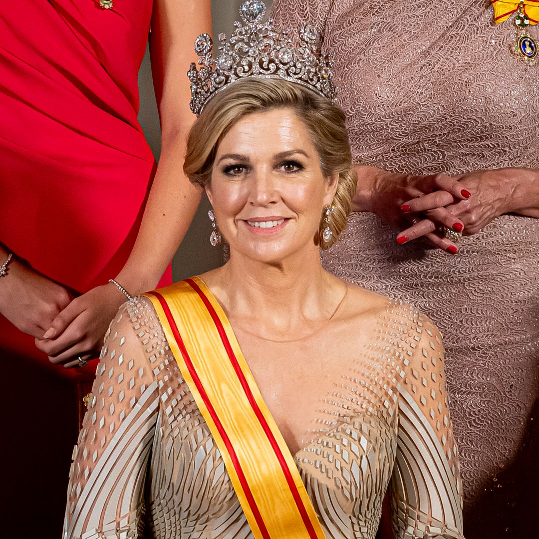 Queen Máxima's most unexpected outfit is now on display at the palace