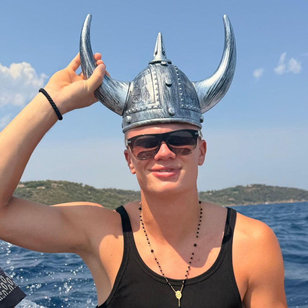 Erling Haaland celebrates 26th birthday in true Viking fashion aboard a yacht