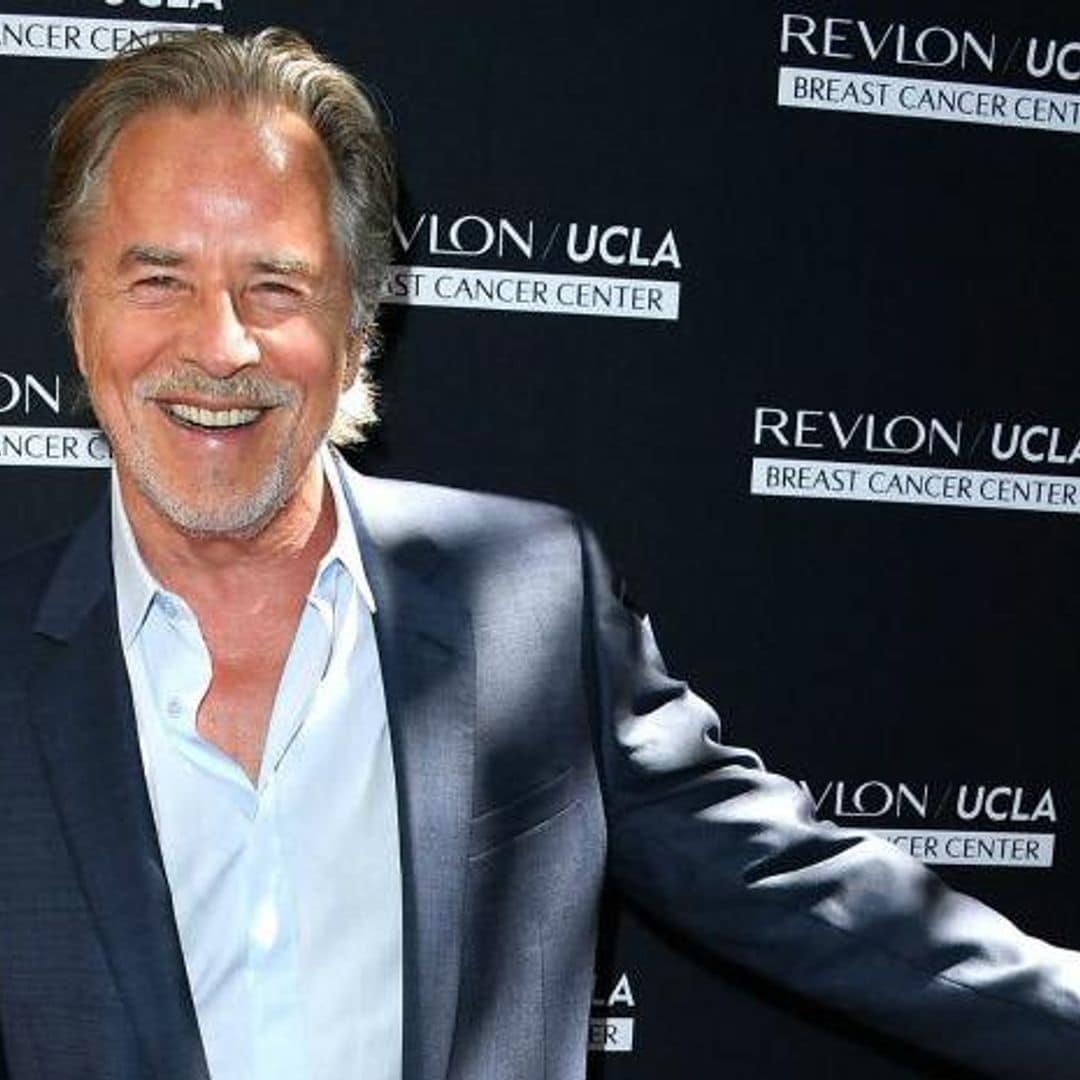 Don Johnson reunites with his five children in rare family photo