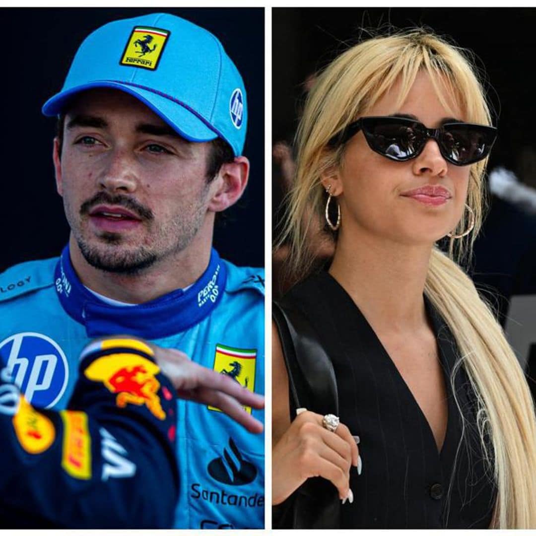Camila Cabello was all smiles with Charles Leclerc at the Miami Grand Prix