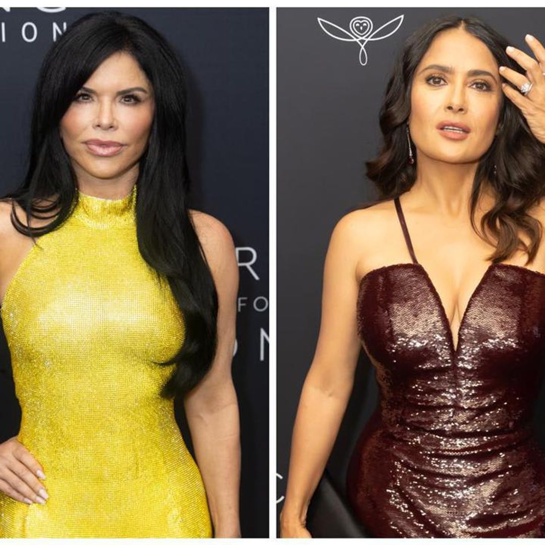 Lauren Sanchez and Salma Hayek stun and party at charity dinner