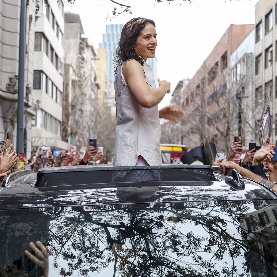 Rosalía receives a hero's welcome in Chile after Argentina World Cup controversy