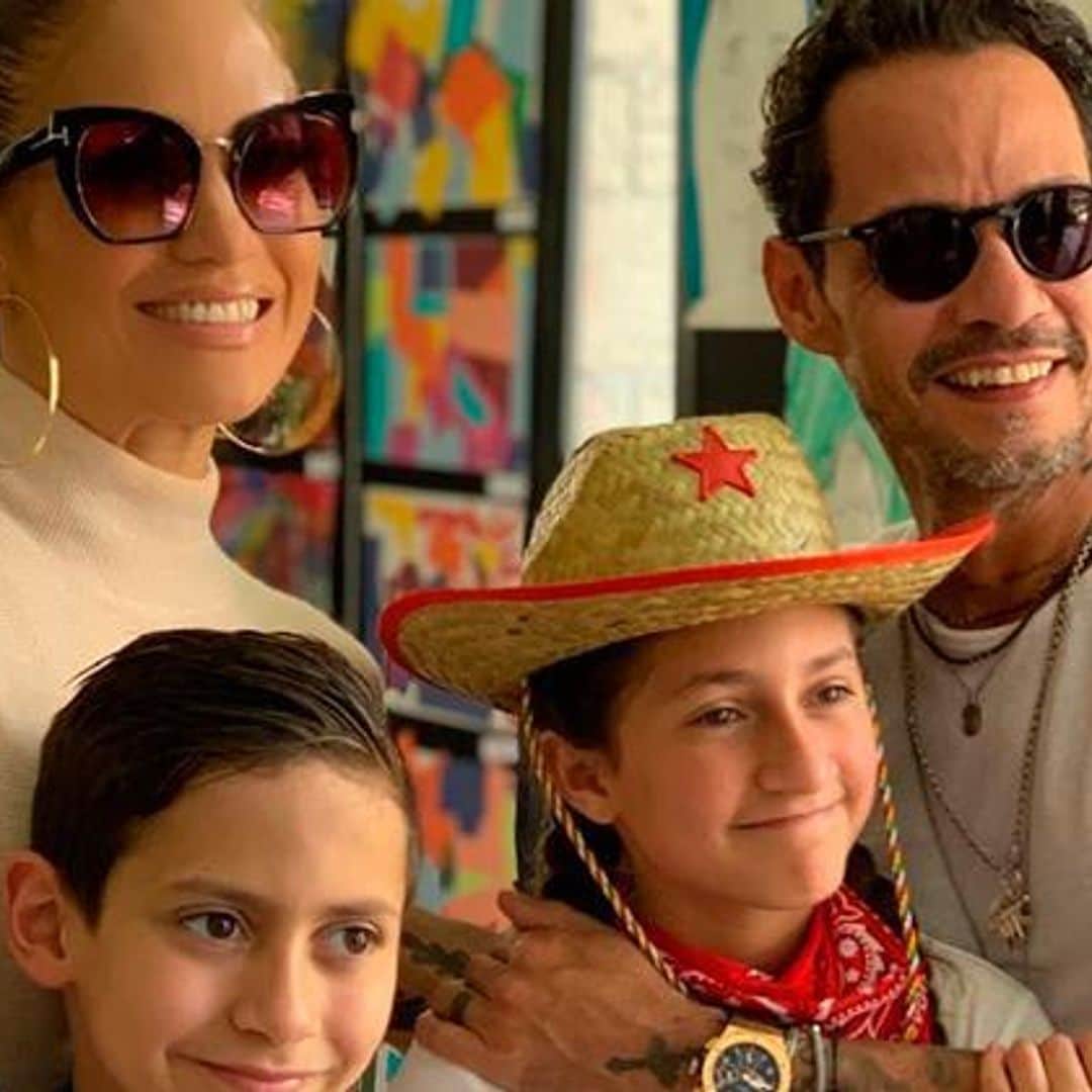 Jennifer Lopez’s kids look just like her and Marc Anthony in rare new photo