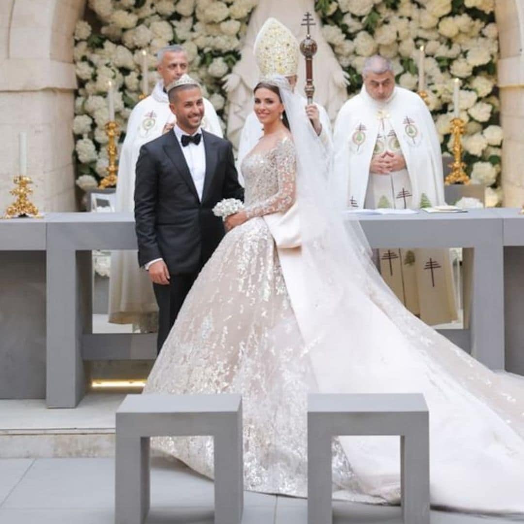 When your father-in-law is Elie Saab: Zein Qutami’s three stunning wedding dresses