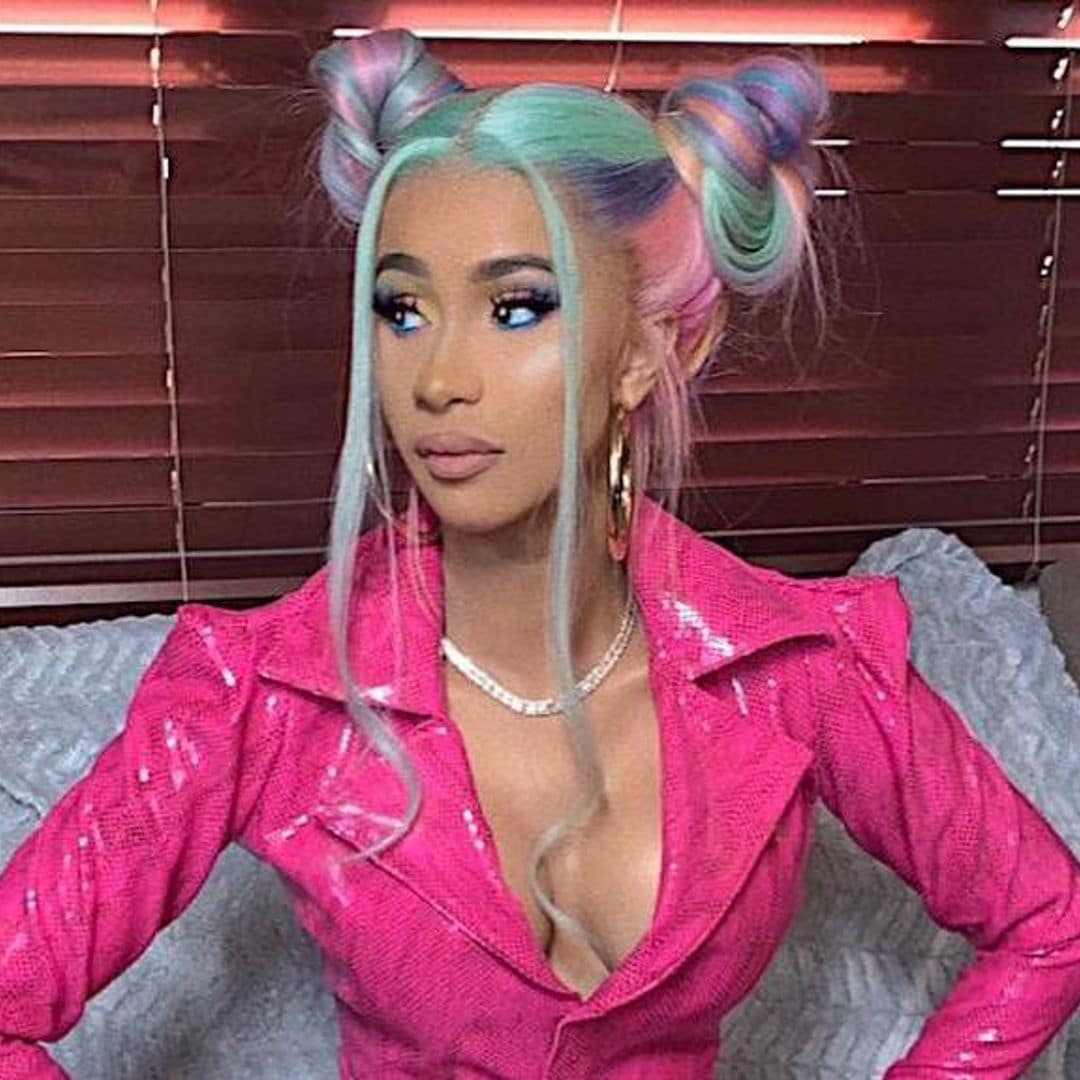 Cardi B wears no makeup and shows off her natural hair – check out her look