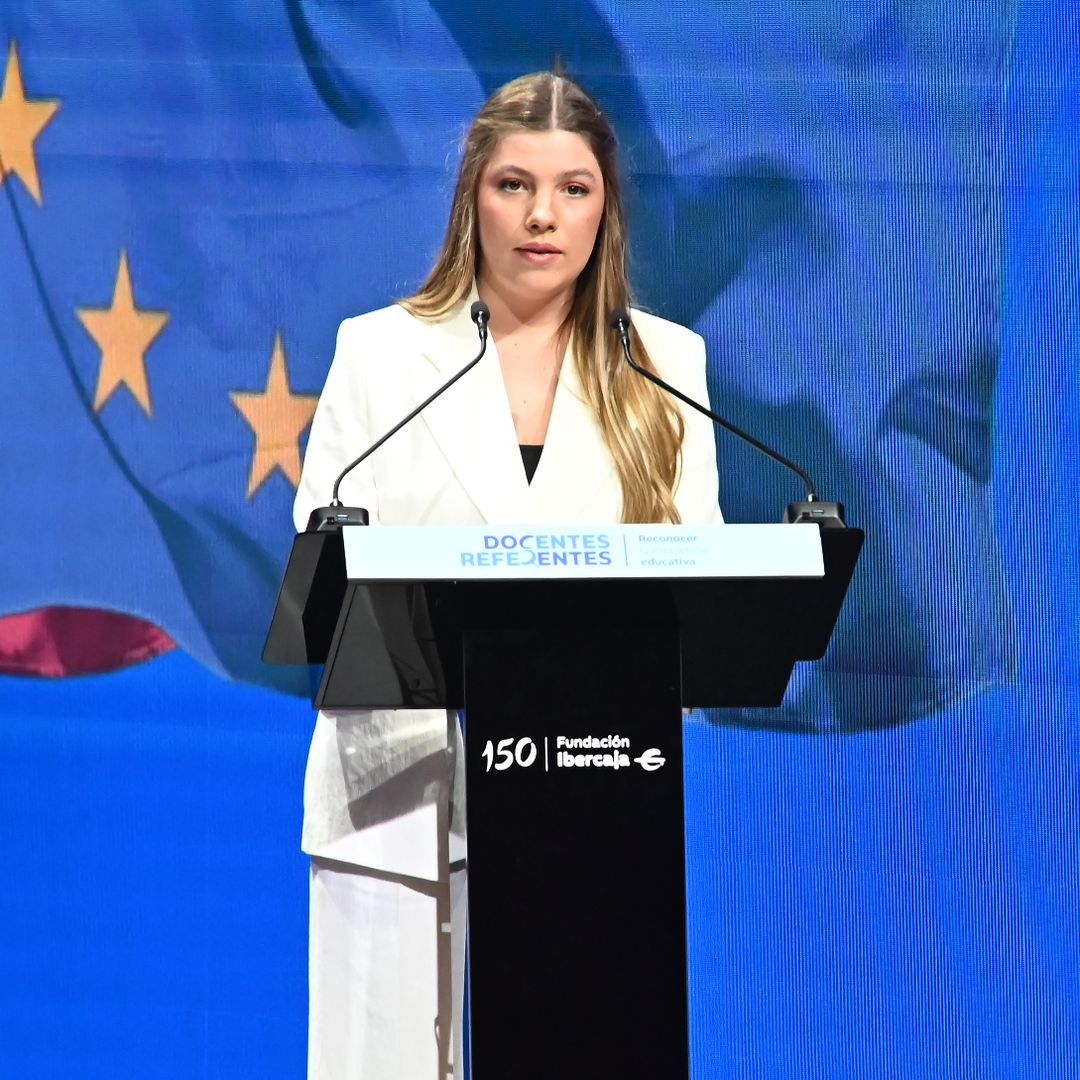 Infanta Sofía delivers her first official speech as Spain's young royal steps into a bigger public role