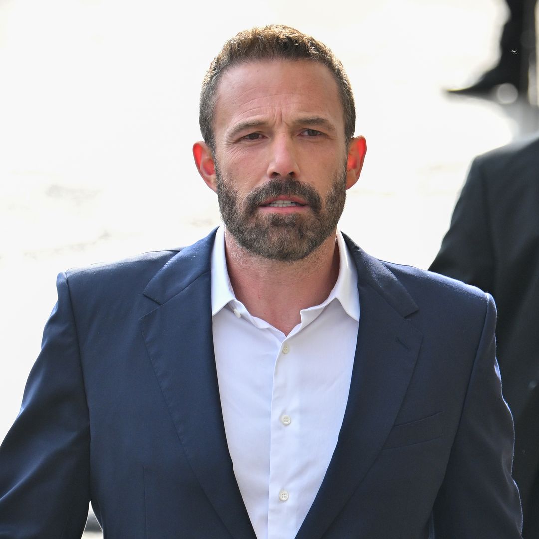 Ben Affleck and his dog cruise in style in a restored classic car