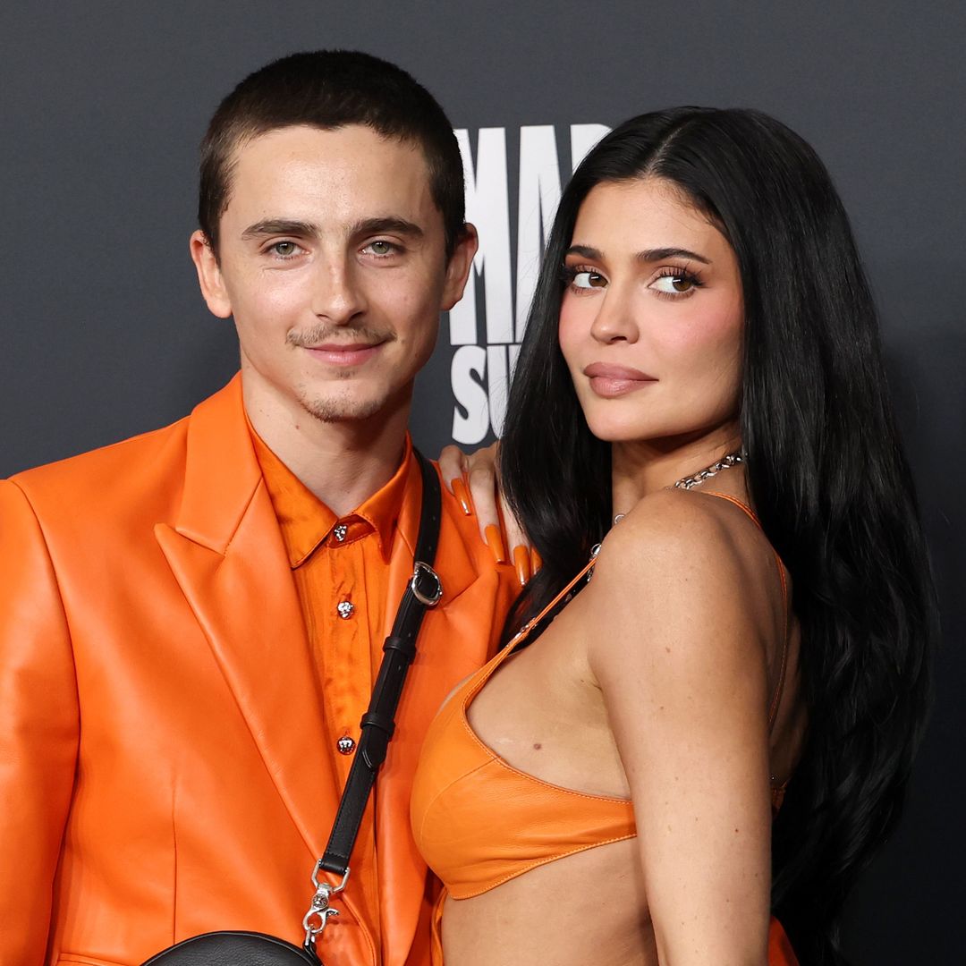 Timothée Chalamet and Kylie Jenner pose in matching orange looks, shutting down breakup rumors at ‘Marty Supreme’ premiere