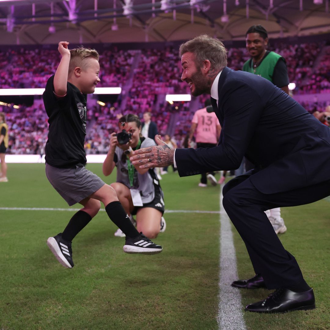 David Beckham makes 5-year-old Huddy’s dream come true