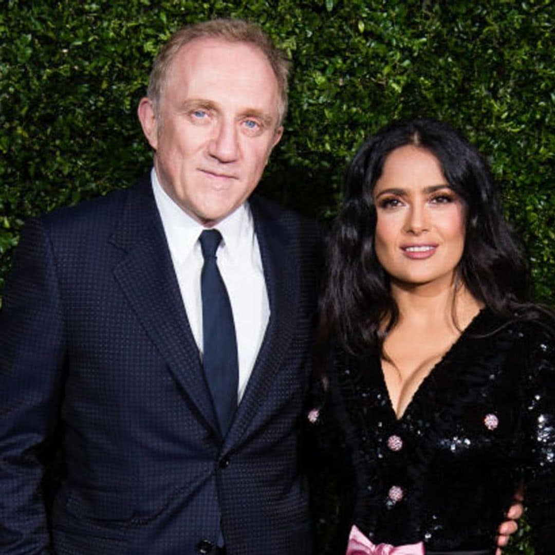 Salma Hayek celebrates husband François-Henri Pinault’s birthday with rare photo