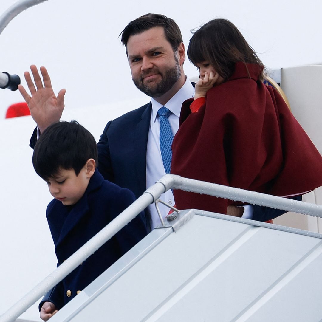 Vice President JD Vance's kids make appearance at the White House to celebrate their grandmother