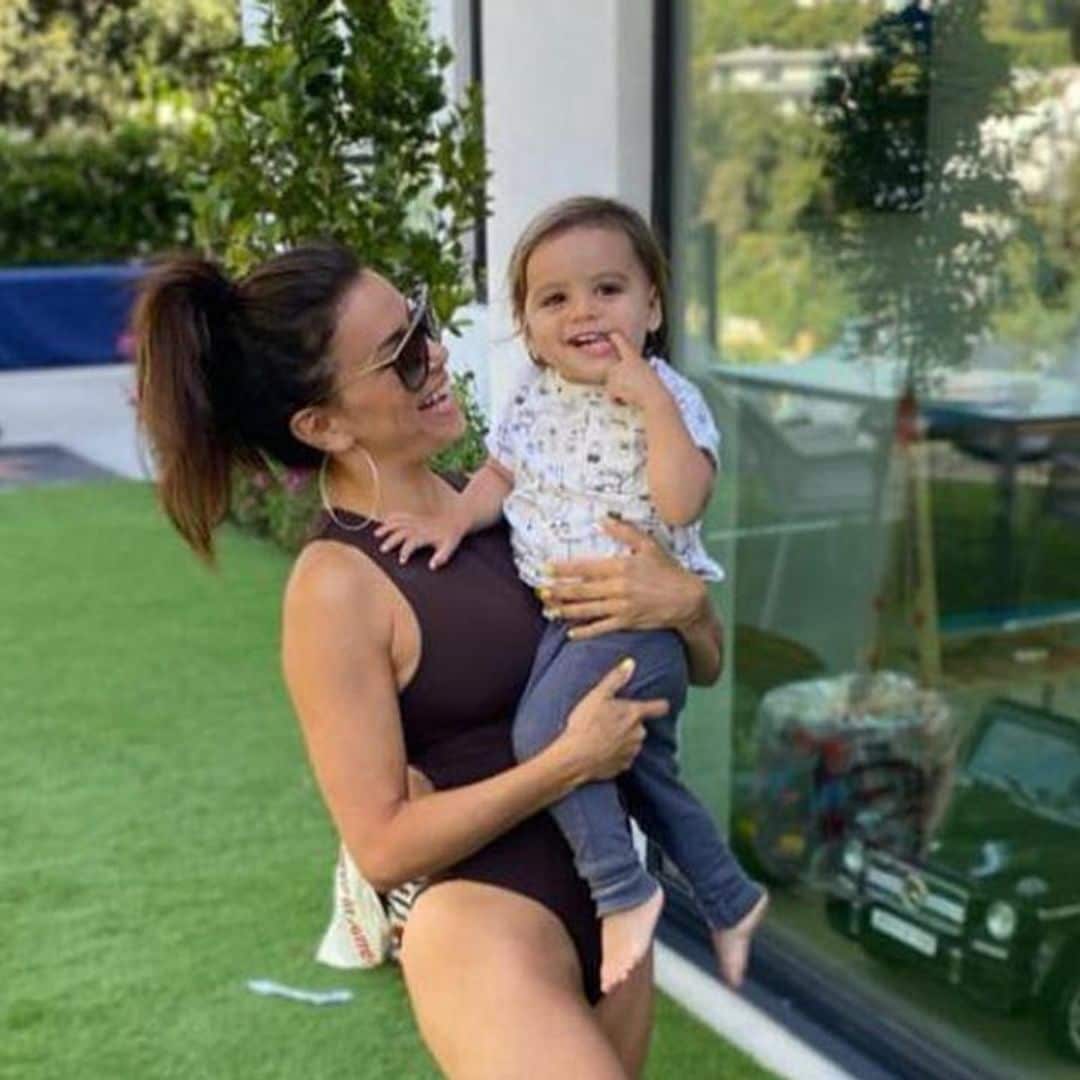 Eva Longoria and son Santiago Bastón summons the Summer in adorable post