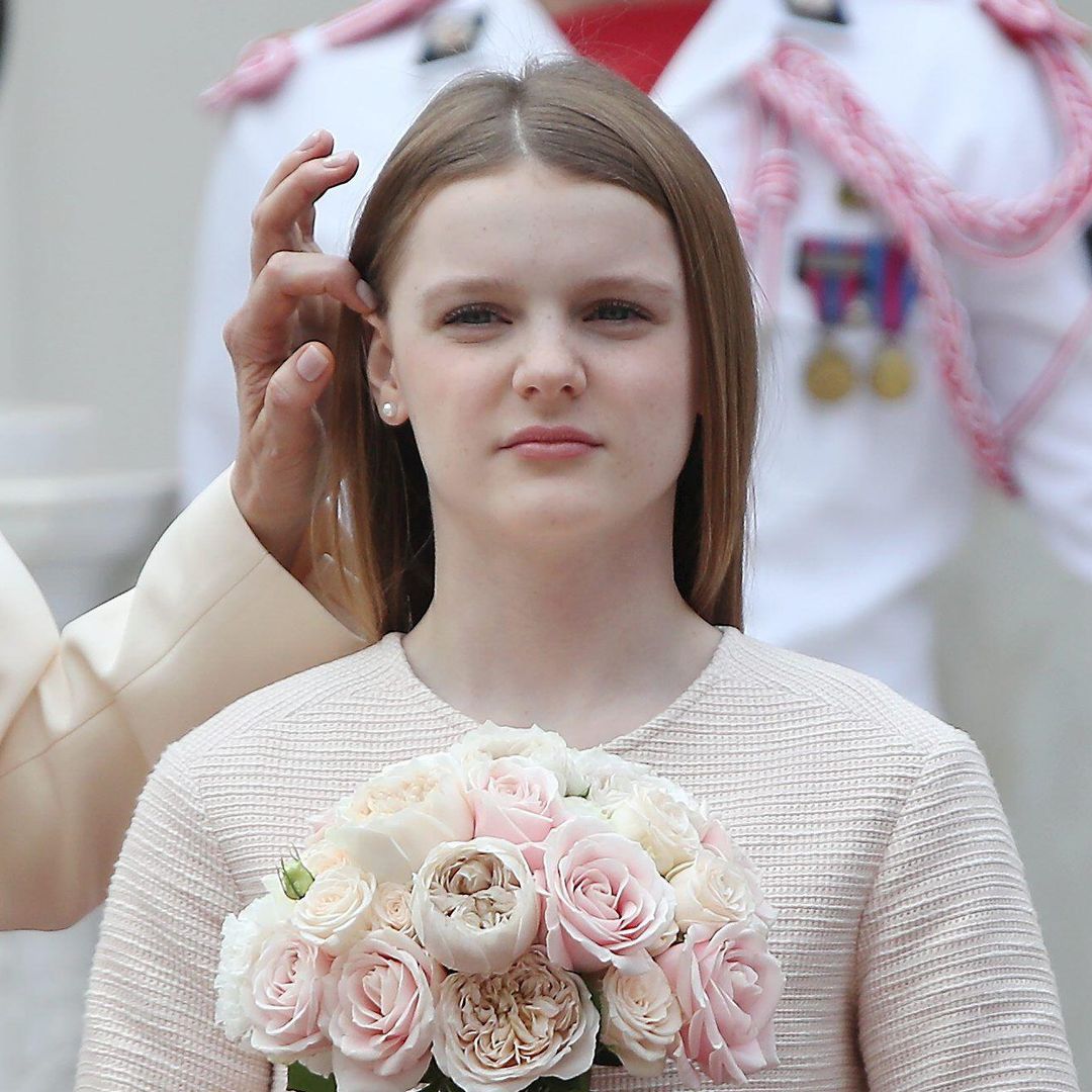 Princess Gabriella follows mom Charlene’s fashion lead in a sweet matching moment