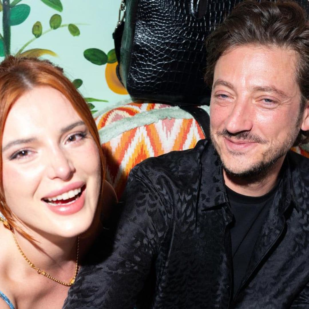 Bella Thorne and her fiance Mark Emms celebrate their 1st anniversary