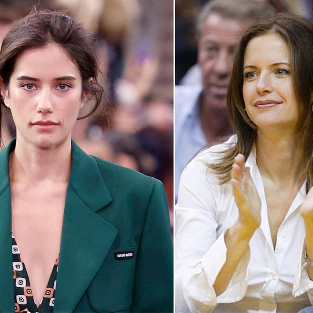 Ella Bleu Travolta looks just like mom Kelly Preston in Paris Fashion Week debut