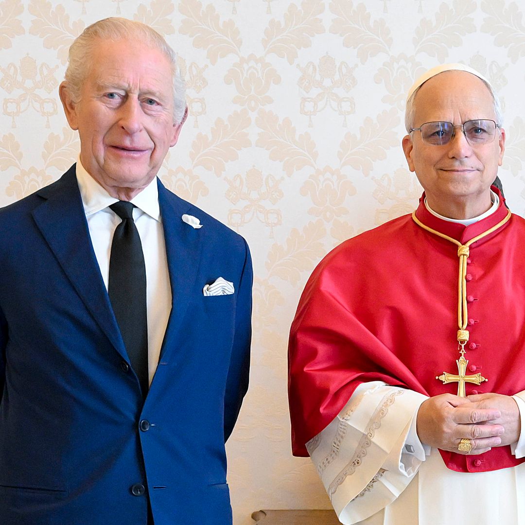 King Charles III and Queen Camilla take historic photo with Pope Leo at the Vatican