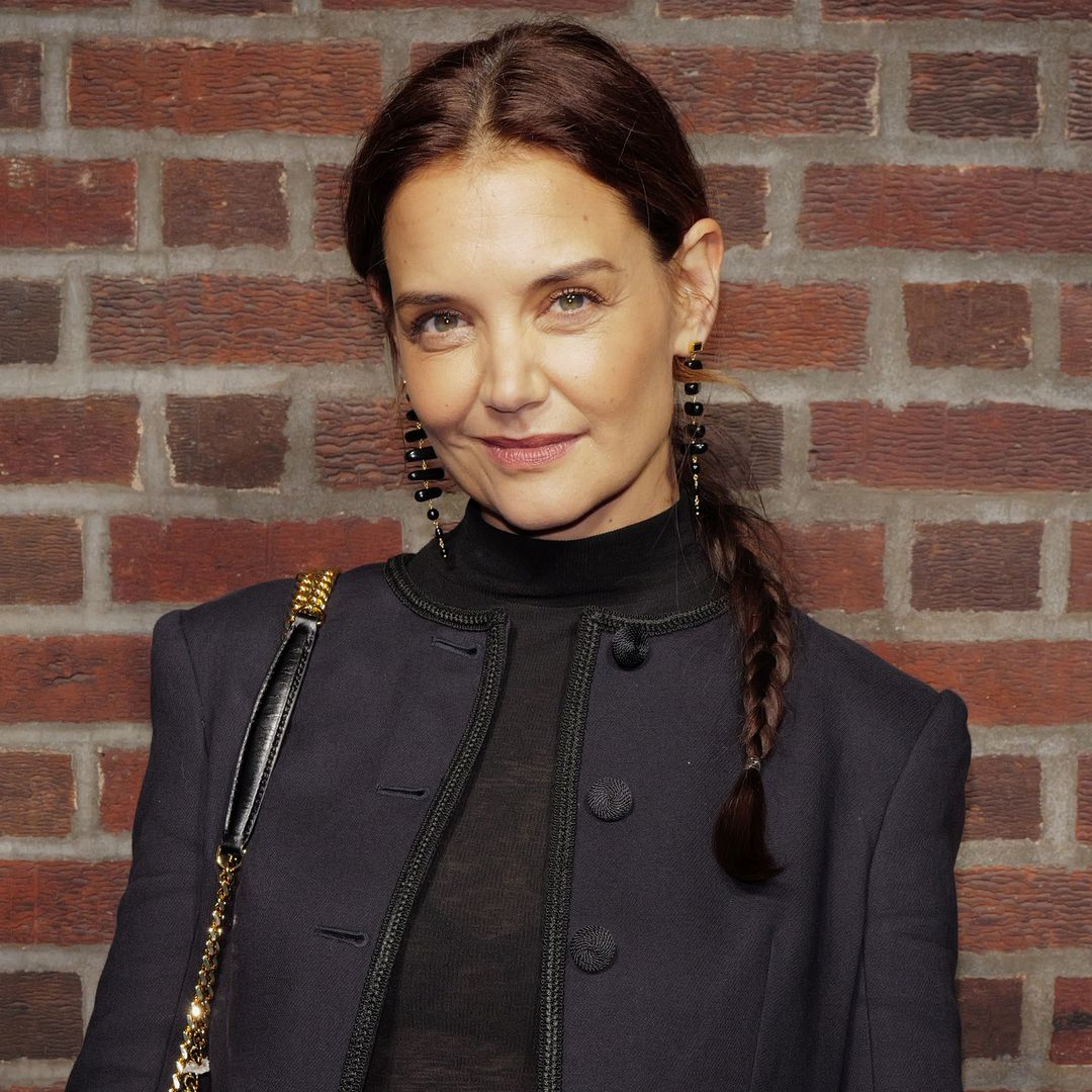 Katie Holmes revives early-2000s dress-over-pants trend on the red carpet: Jennifer Lawrence, Cynthia Erivo, and more