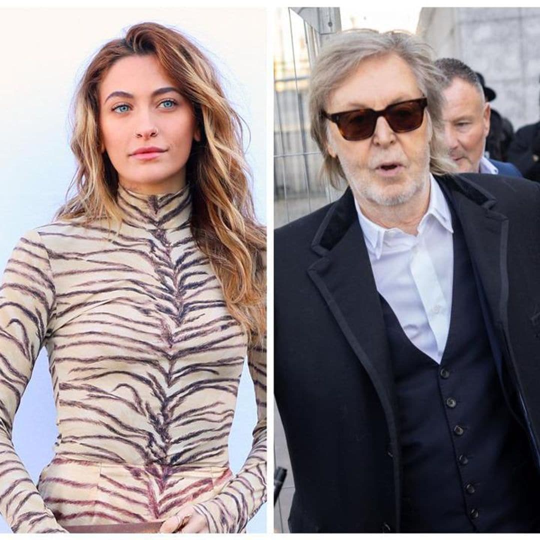 Paris Jackson poses with Paul McCartney after unresolved feud with Michael Jackson in 1985
