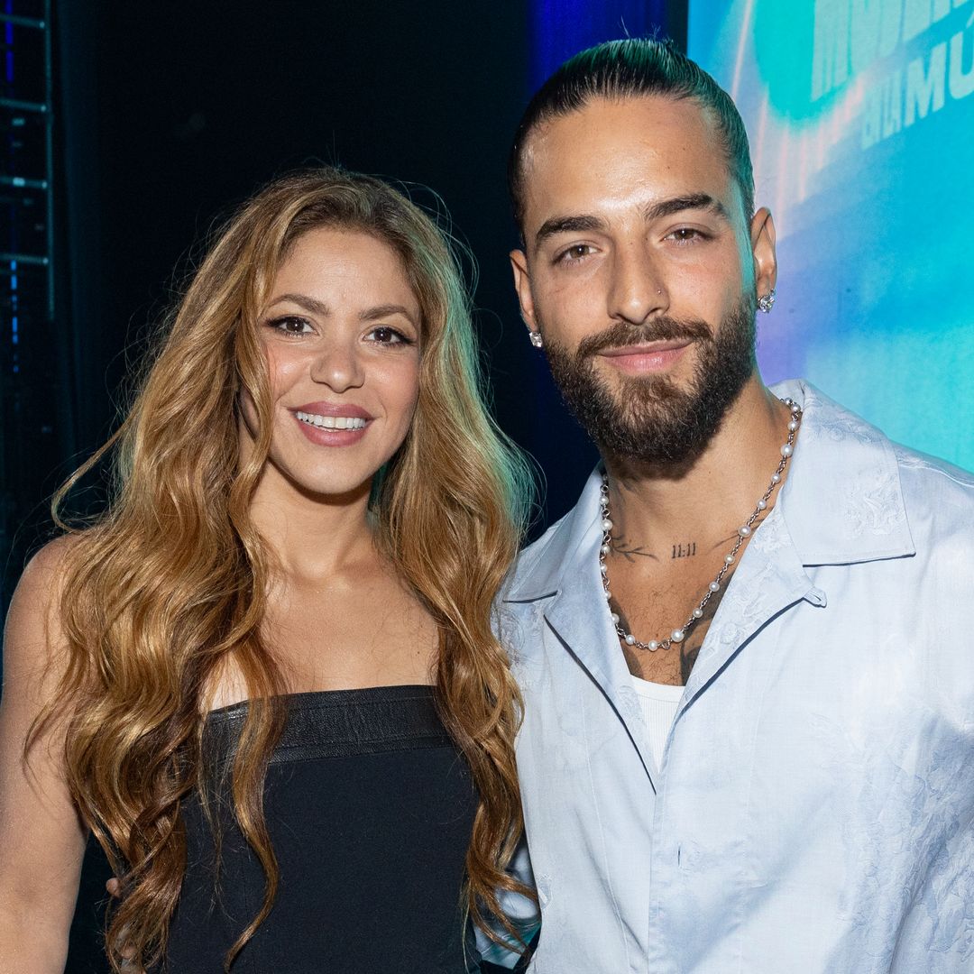 Shakira shows off her horseback riding skills at Maluma's ranch