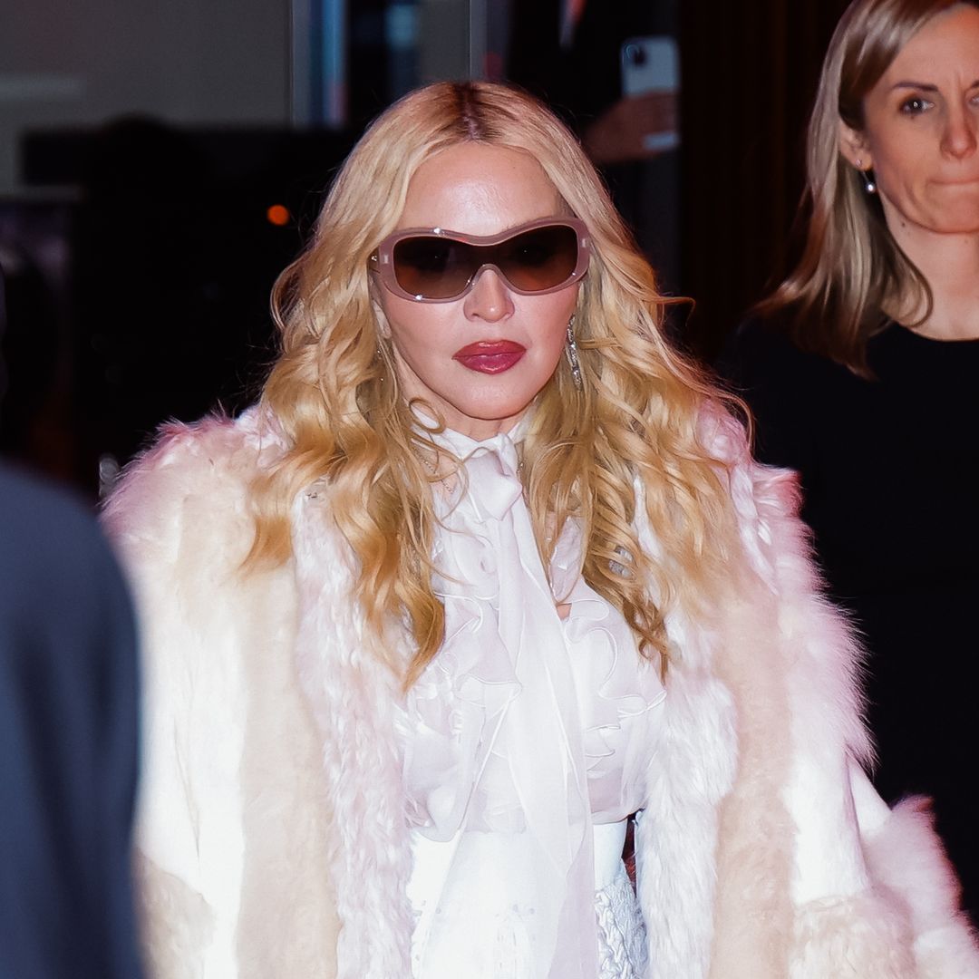 Madonna turns heads in luxe fur coat while in Venice with her boyfriend