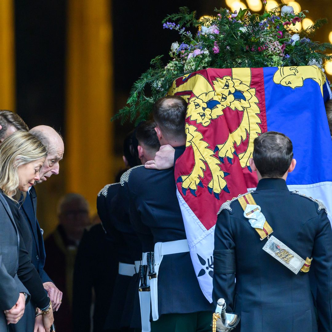 The Duke of Kent joined by family in first public appearance since his wife's death