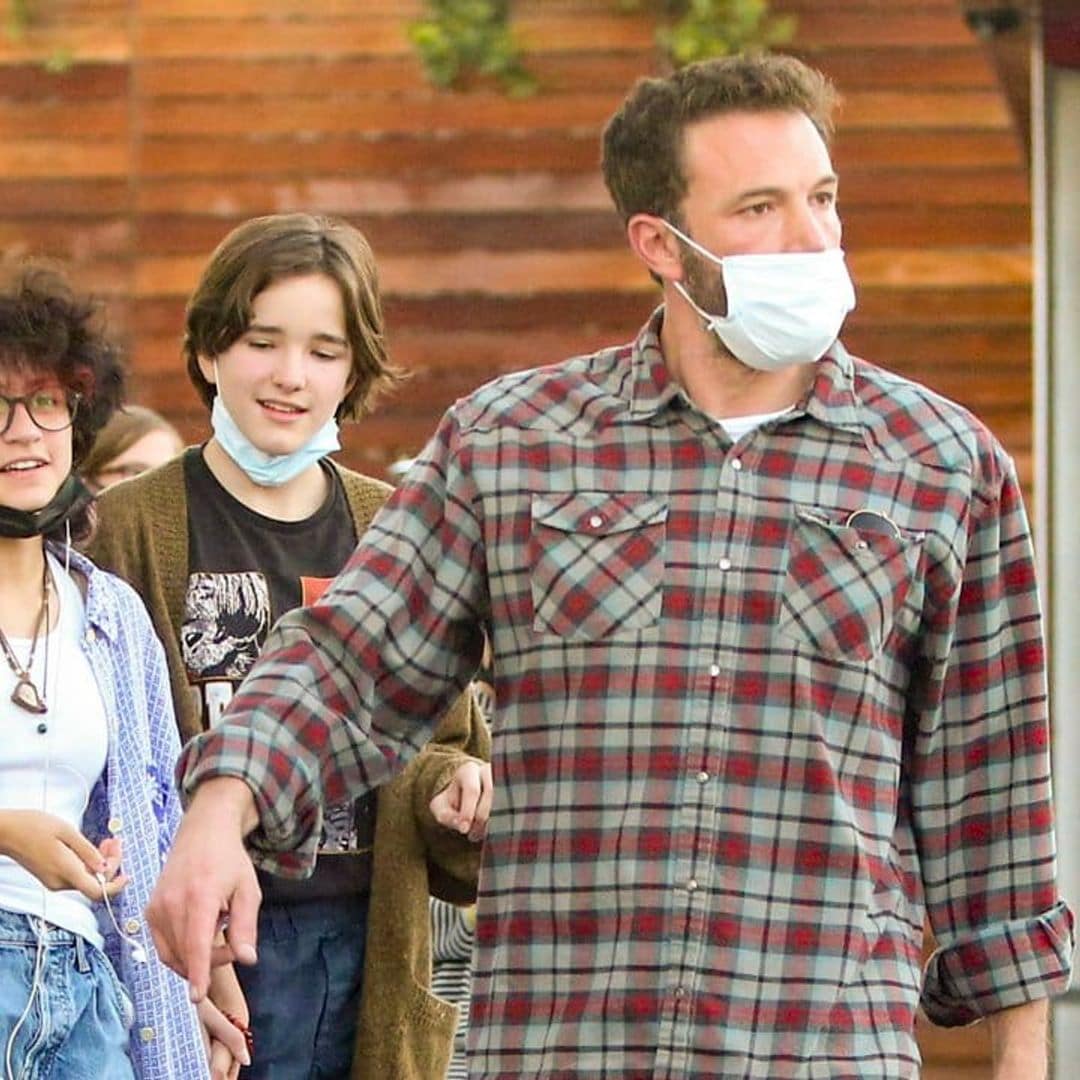 Ben Affleck takes his and Jennifer Lopez’s kids Christmas shopping after his controversial comments