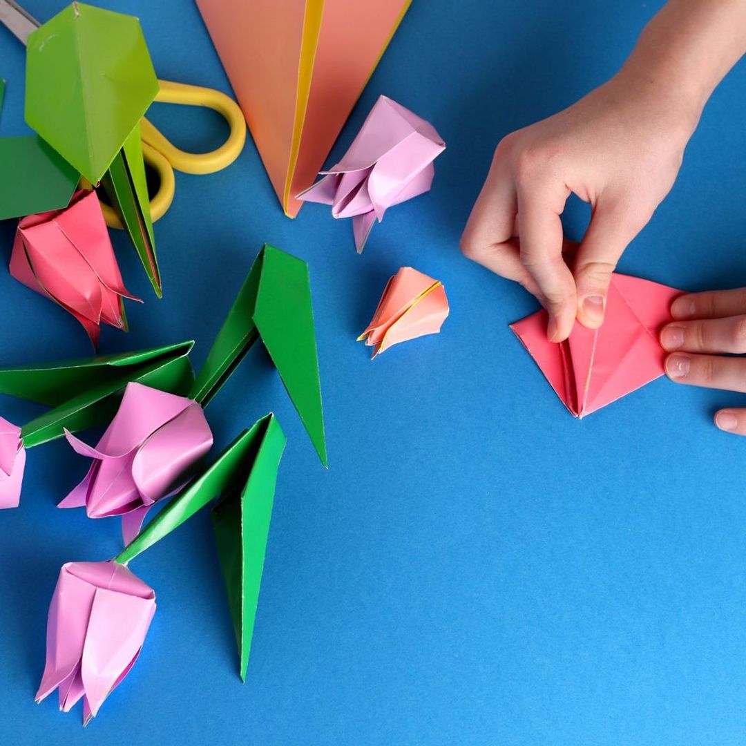 6. Cardstock Tulips