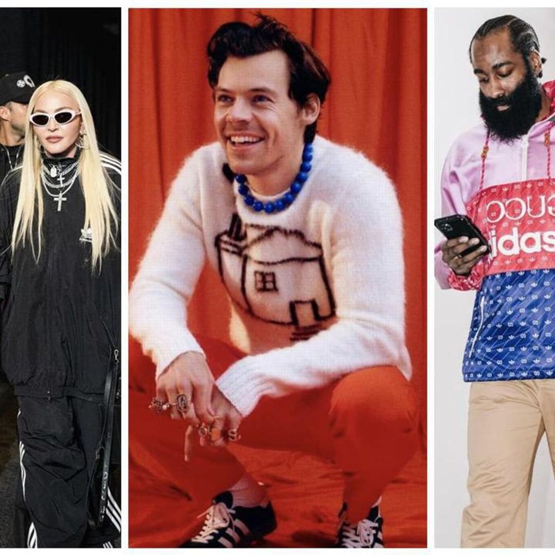 Celebrities are going crazy for the new Adidas and Gucci retro collection