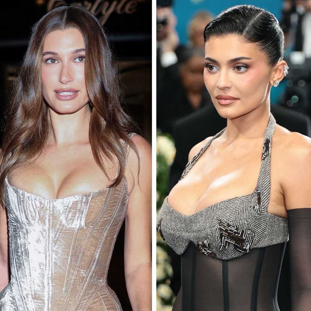 Hailey Bieber and Kylie Jenner wear bikinis aboard lavish yacht in Miami
