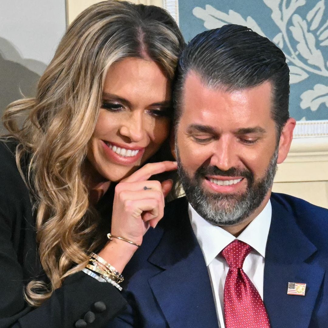 Donald Trump Jr and Bettina Anderson look loved up in Miami event