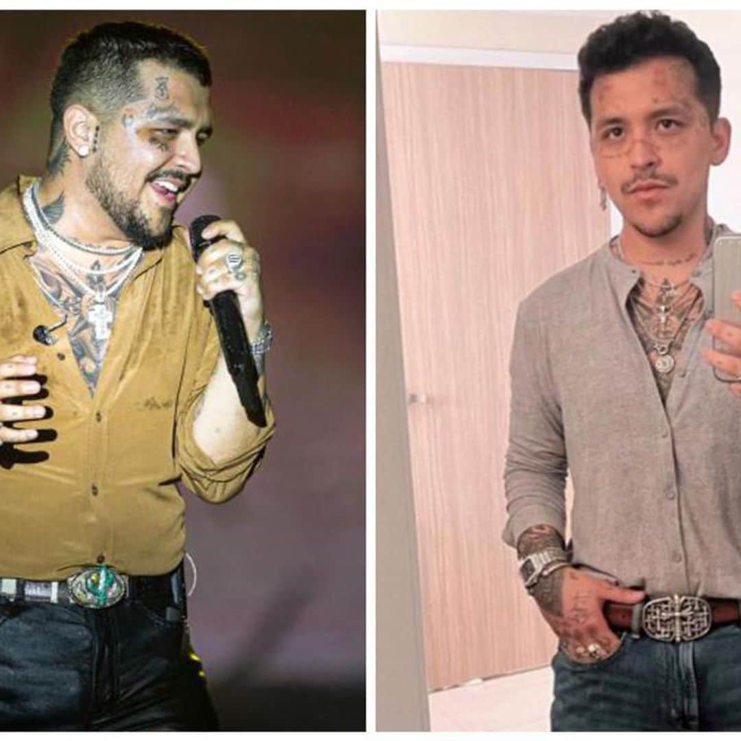 Christian Nodal’s surprising change: leaner and with less tattoos